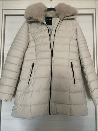 Piumino Calliope bianco panna effetto gommato M