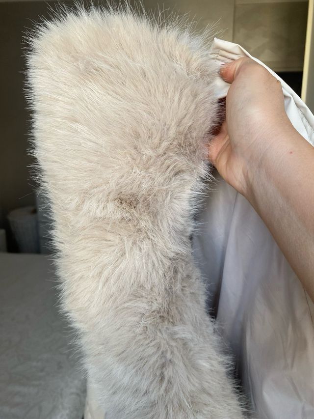 Piumino Calliope bianco panna effetto gommato M