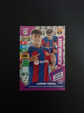 Lamine Yamal FC Barcelona Cromos Platinum 2024