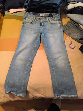 Lote  Pantalones Vaqueros Zara Azul
