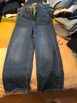 Lote  Pantalones Vaqueros Zara Azul