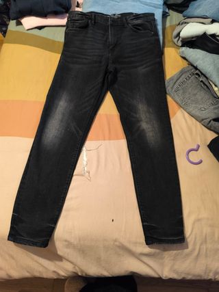 Lote  Pantalones Vaqueros Zara Azul