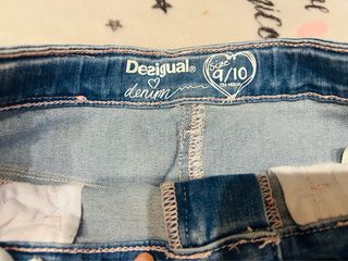 Falda vaquera Desigual niña t. 9-10