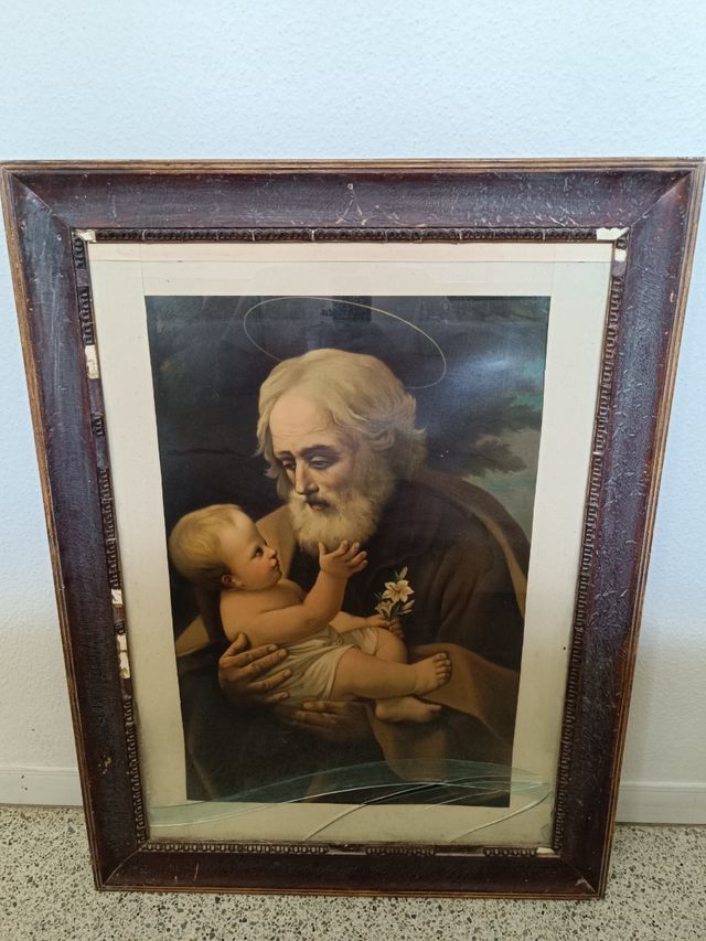 Cuadro San José con Niño Jesús
