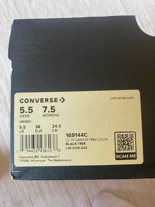 Converse Edición Limitada Negras/Beige