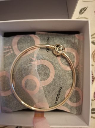 Pulsera Pandora Rígida Plata