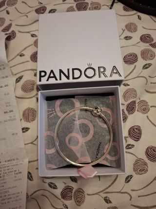 Pulsera Pandora Rígida Plata