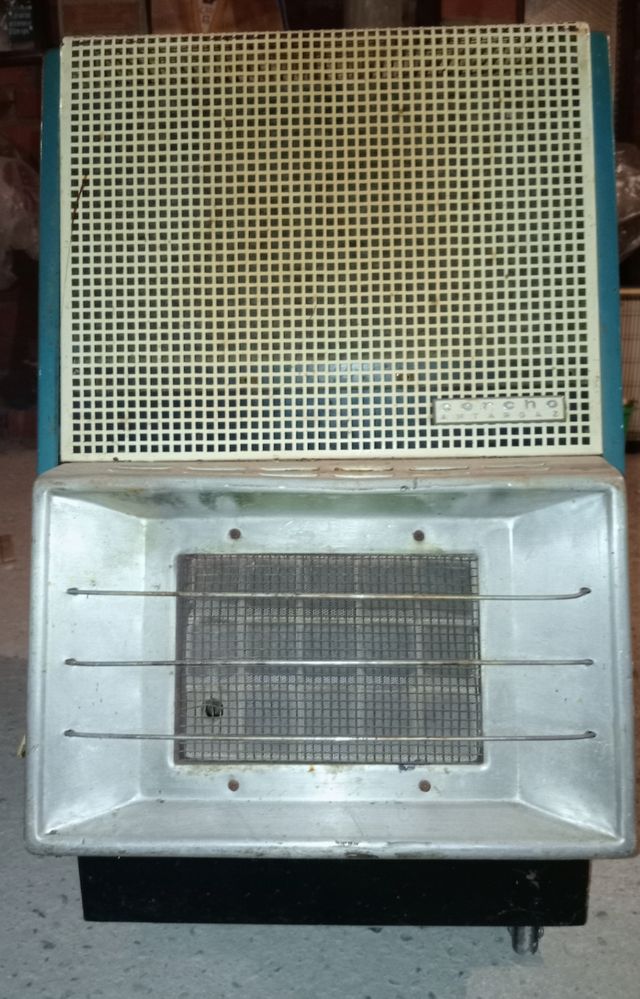 Antigua estufa Corcho Antargaz Beige/Verde