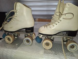 Patines artisticos Carlos Mur. Blancos. Talla 34