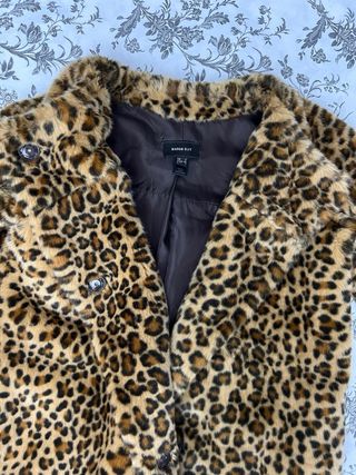 Abrigo leopardo Mango 