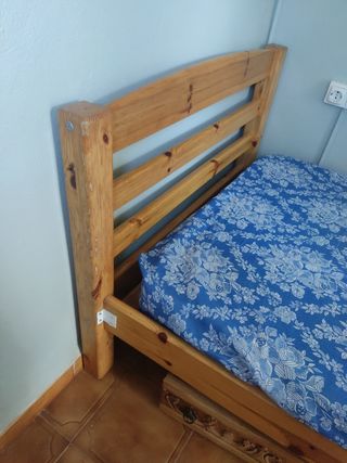 Cama individual 90cm reforzada