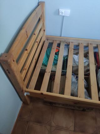 Cama individual 90cm reforzada