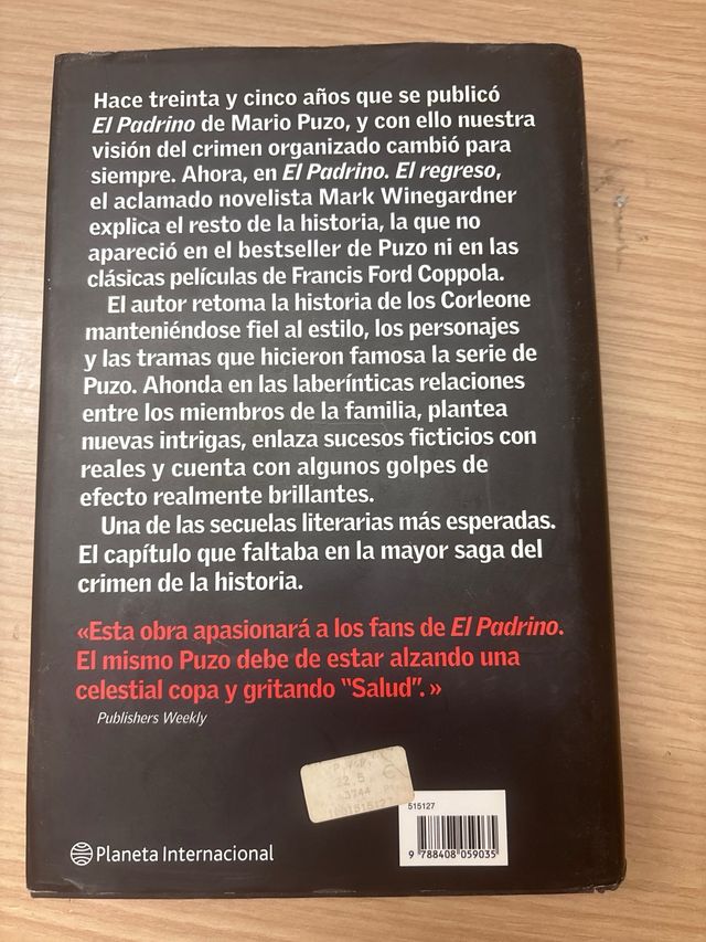 El Padrino. El regreso