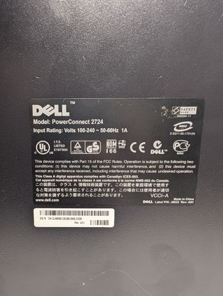 Switch Dell PowerConnect 2724 24 Puertos