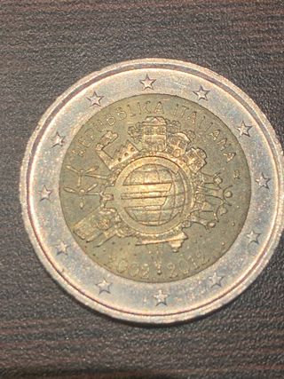 Moneda 2€ Italia Conmemorativa 2002-2012