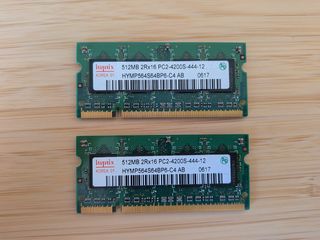 Memoria RAM Hynix 2x512MB DDR2 SO-DIMM