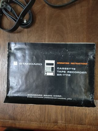 Grabadora Cassette Standard SR-T115