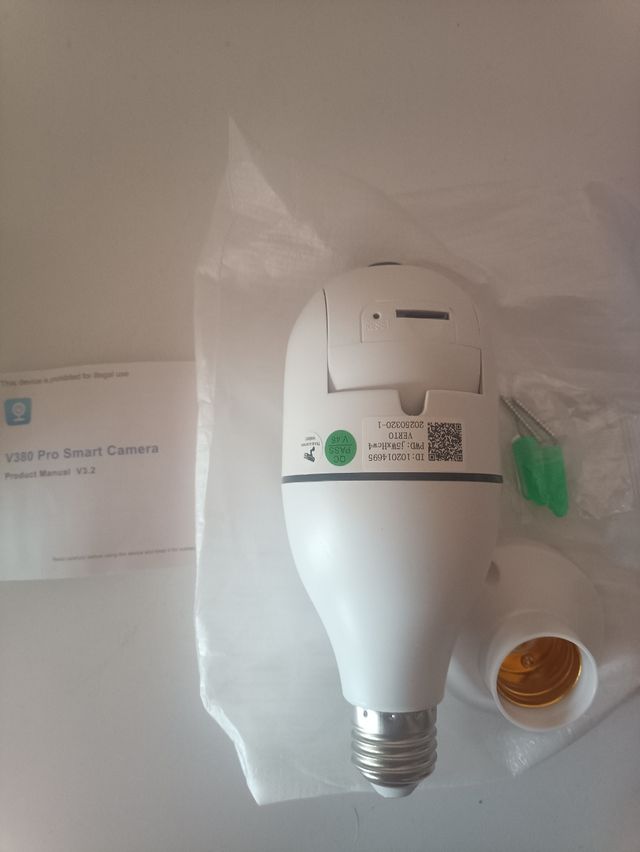 Cámara Inteligente V380 Bombilla