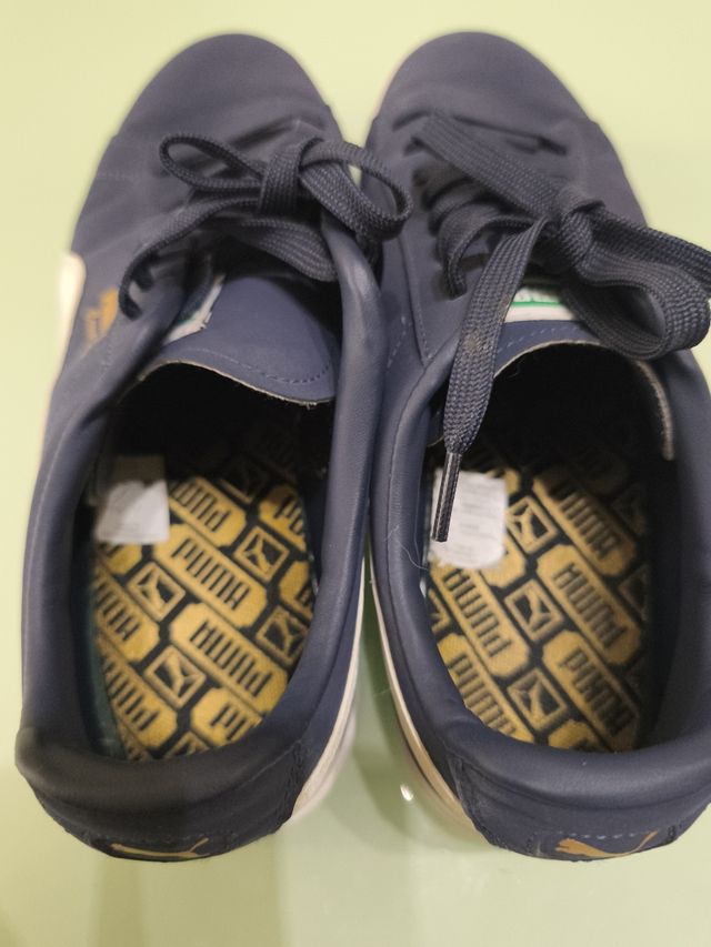 Zapatillas Puma Court Star Azul y Blanco