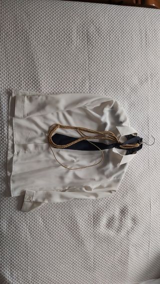 Traje comunión almirante todo azul