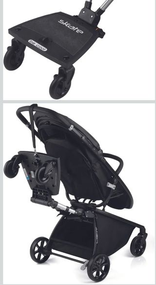 Carrito bebé complemento plataforma con ruedas