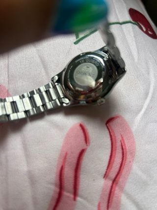 Reloj Orient Automático Mujer Plata Blanco