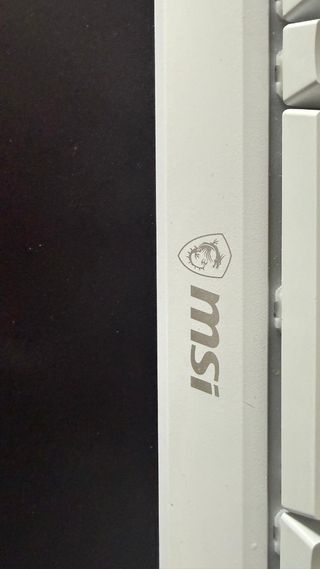 Teclado MSI Blanco con Cable y Luces LED en Españo