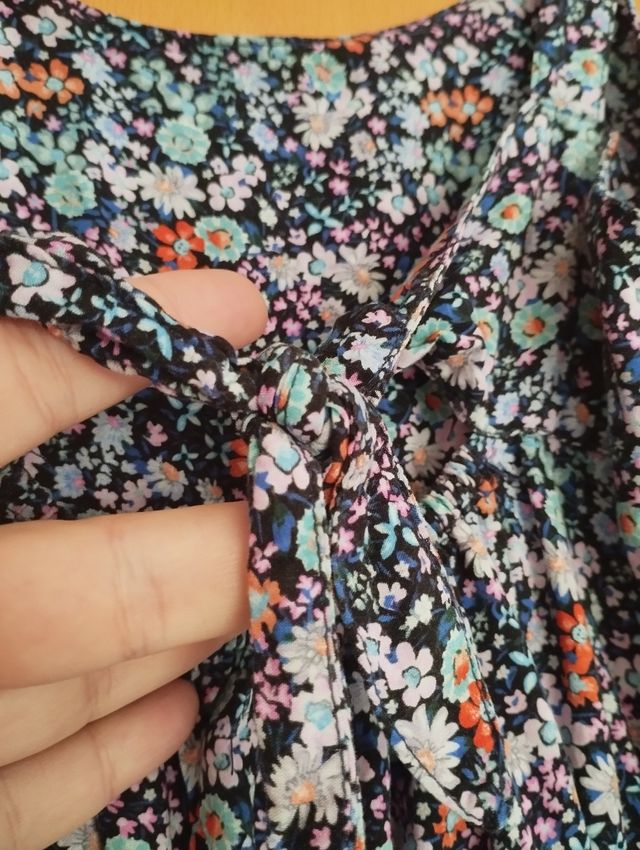 Vestido tirantes niña estampado floral