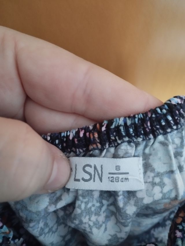 Vestido tirantes niña estampado floral