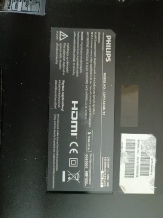 Televisión Philips Negra
