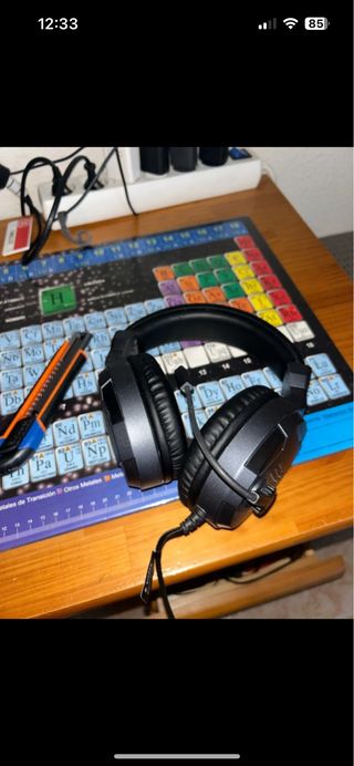 Cascos Gaming PlayStation Negros