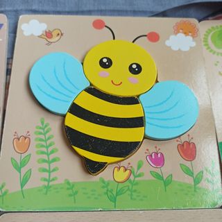 6 Puzzles de Madera Infantiles