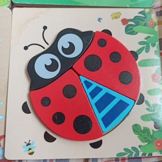 6 Puzzles de Madera Infantiles