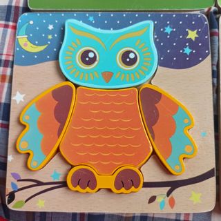 6 Puzzles de Madera Infantiles