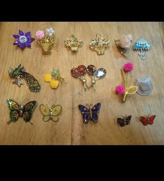 Colección 17 Broches Variados