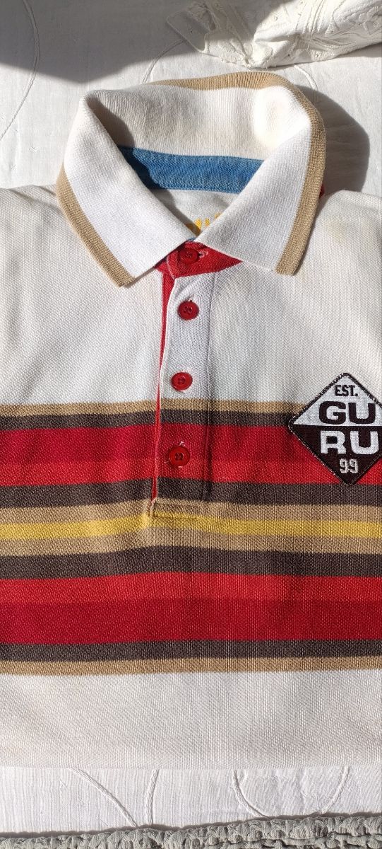 Lote 4 polos manga corta Gurú, Hollister, U y PRL