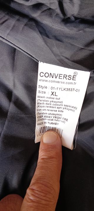 Chaleco acolchado Converse XL