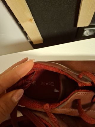 Zapatillas deportivas hombre rojas y blancas
