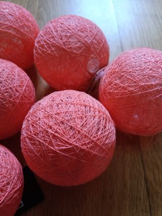 8 Guirnaldas de bolas decorativas