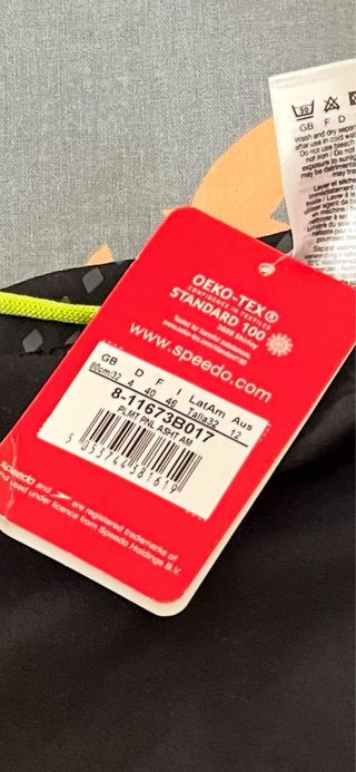 2 bañadores Speedo negros y azules