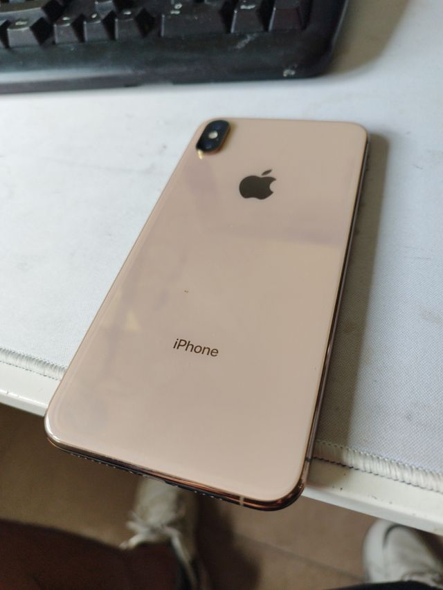 iPhone XS Max Dourado/Prata