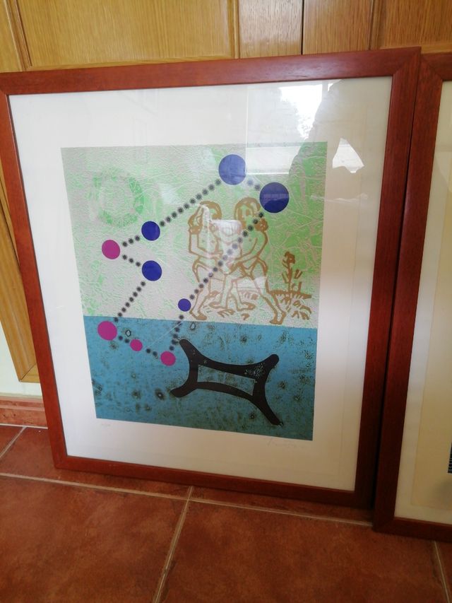 Tharrats litografias Serie zodiaco