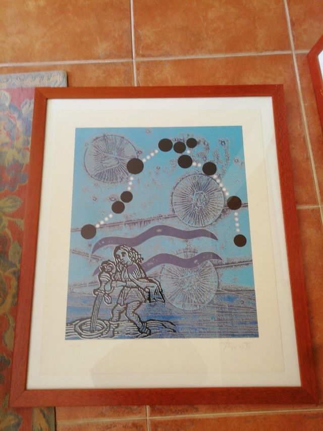 Tharrats litografias Serie zodiaco