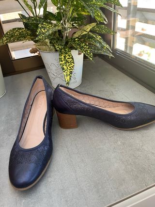 Zapatos planos azul marino talla 40