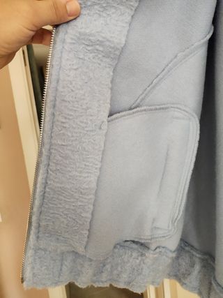 Chaqueta Bomber Zara Oversized Boucle M/L