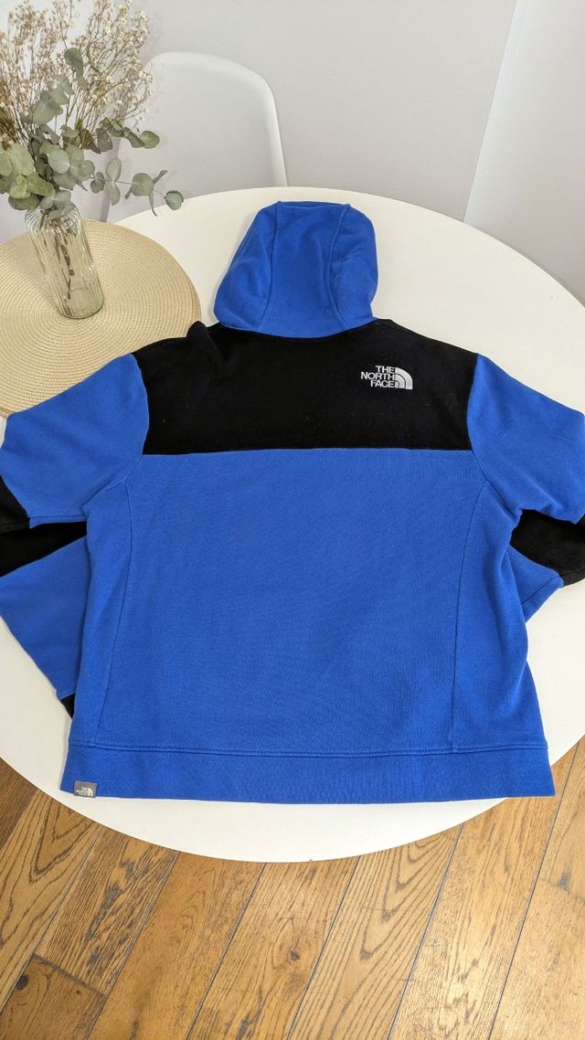 Sudadera hoodie The North Face Azul y Negra