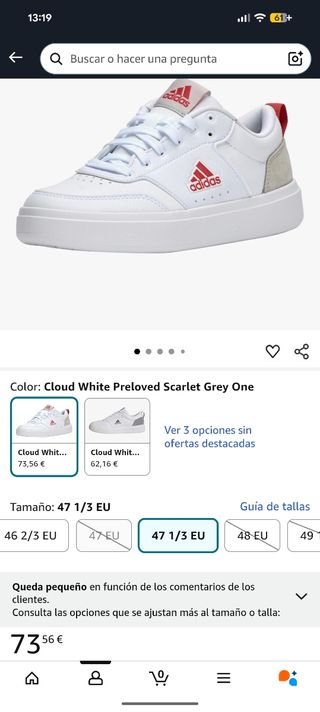 Zapatillas Adidas Park Street Blancas Rosas