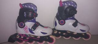 Patines en línea Oxelo talla 30-32 + protecciones