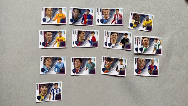 Lote 13 cromos Superkids Panini La Liga