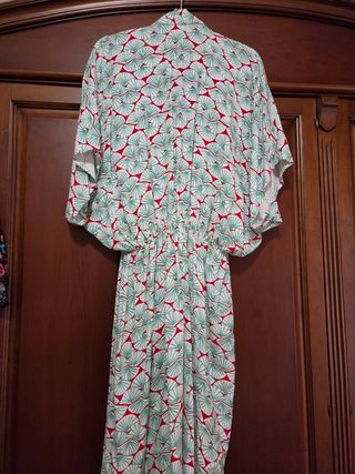 Vestido Selva de Mar Estilo Japonés Talla XL